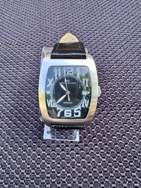Officina Del Tempo Automatic Watch Black Dial Steel Case